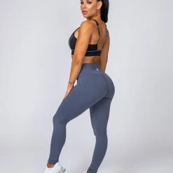 Muscle Nation Signature Full Length Scrunch Leggings - Titanium Best Sellers