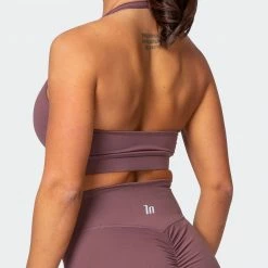 Muscle Nation Halter Bra - Dusk Womens