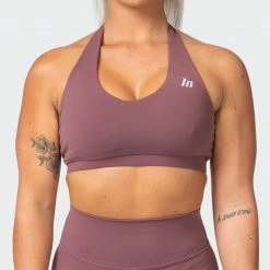 Muscle Nation Halter Bra - Dusk Womens