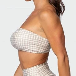 Muscle Nation HBxMN Flair Bandeau - Houndstooth Print