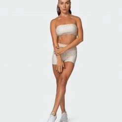 Top 10 ๐ Muscle Nation HBxMN Flair Booty Shorts - Houndstooth Print โ๏ธ 17 Muscle Nation HBxMN Flair Booty Shorts - Houndstooth Print