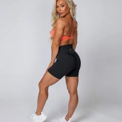 Muscle Nation HBxMN Sea Spray Bralette - Hot Coral