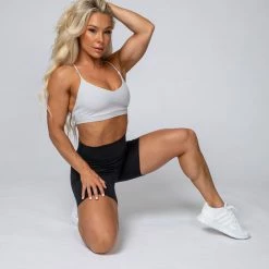 Muscle Nation HBxMN Sun Kissed Bralette - Light Grey