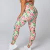 Muscle Nation Womens HBxMN Sweetheart Ankle Length Leggings - Tropical Floral