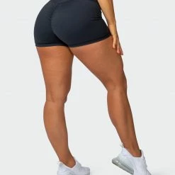 Muscle Nation 30% EOFY SALE Signature Scrunch Booty Shorts - Black