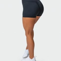 Muscle Nation 30% EOFY SALE Signature Scrunch Booty Shorts - Black