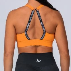 Budget 💯 Muscle Nation HIIT Bra - Tangerine 🛒 16 Muscle Nation HIIT Bra - Tangerine