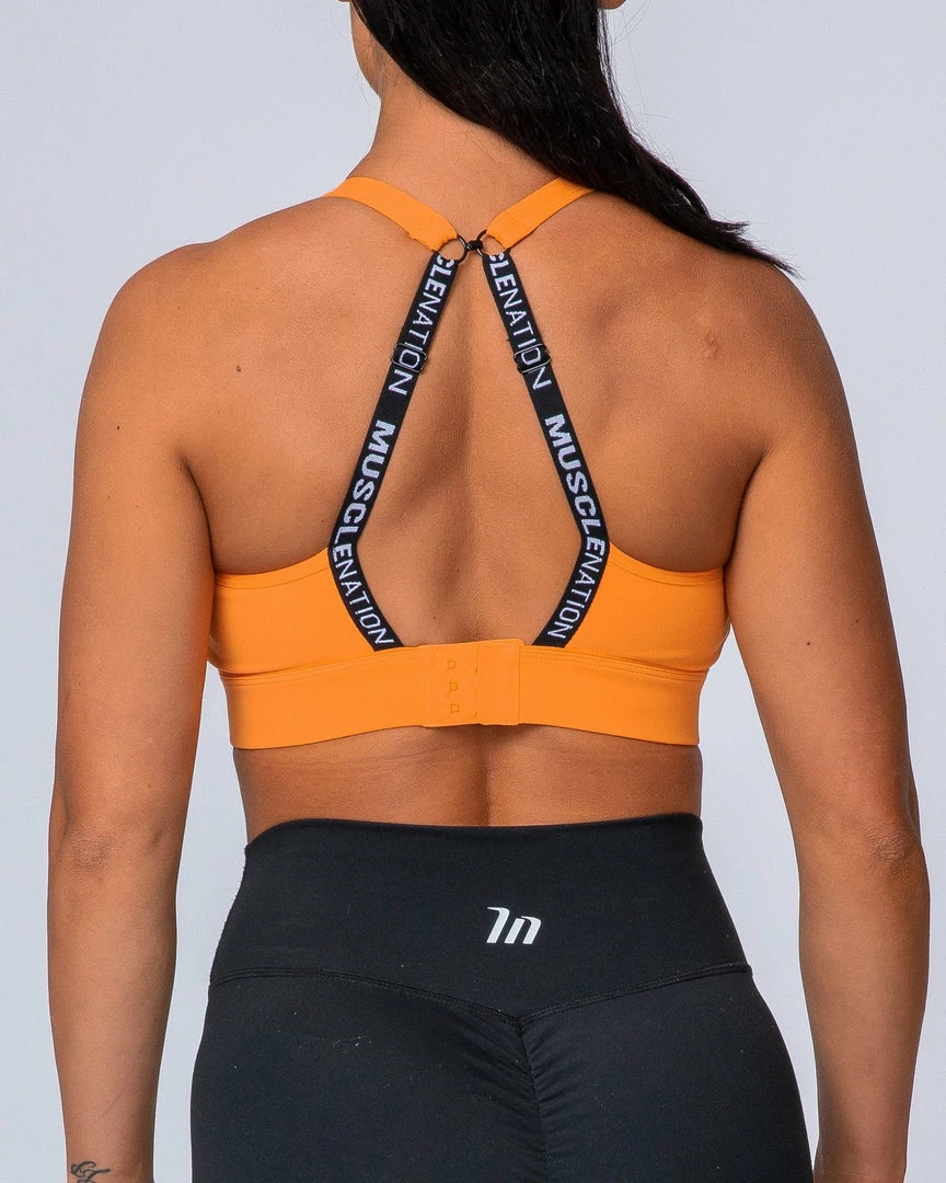 Budget 💯 Muscle Nation HIIT Bra - Tangerine 🛒 8 Muscle Nation HIIT Bra - Tangerine