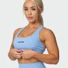Muscle Nation Flex Bra - Periwinkle Mini Cheetah Print