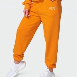 Muscle Nation Womens MN Club Vintage Trackies - Washed Fireball