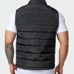 Muscle Nation Unisex Puffer Vest - Black