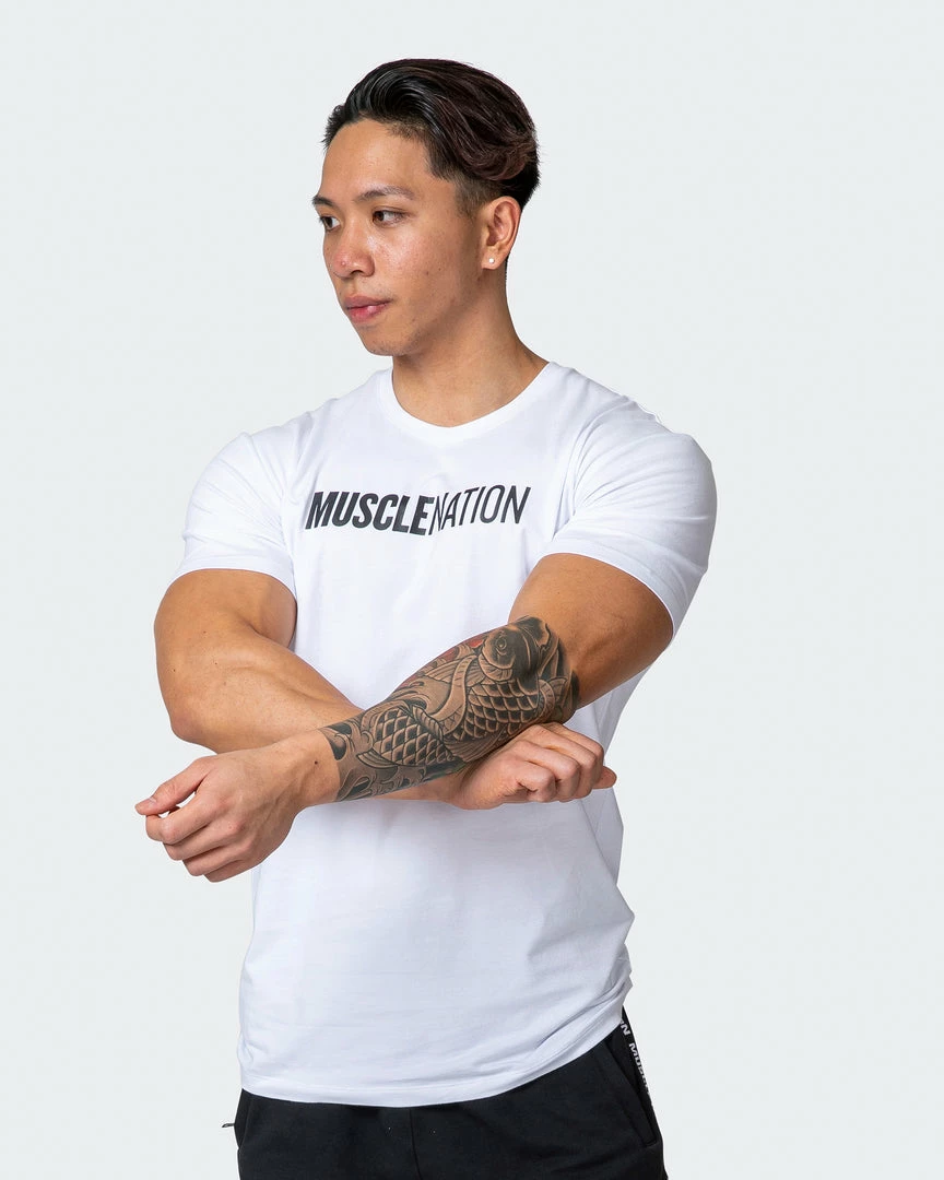 Top 10 👍 Muscle Nation Strike Tee - White Welcome To The Club ⭐ 3 Muscle Nation Strike Tee - White Welcome To The Club
