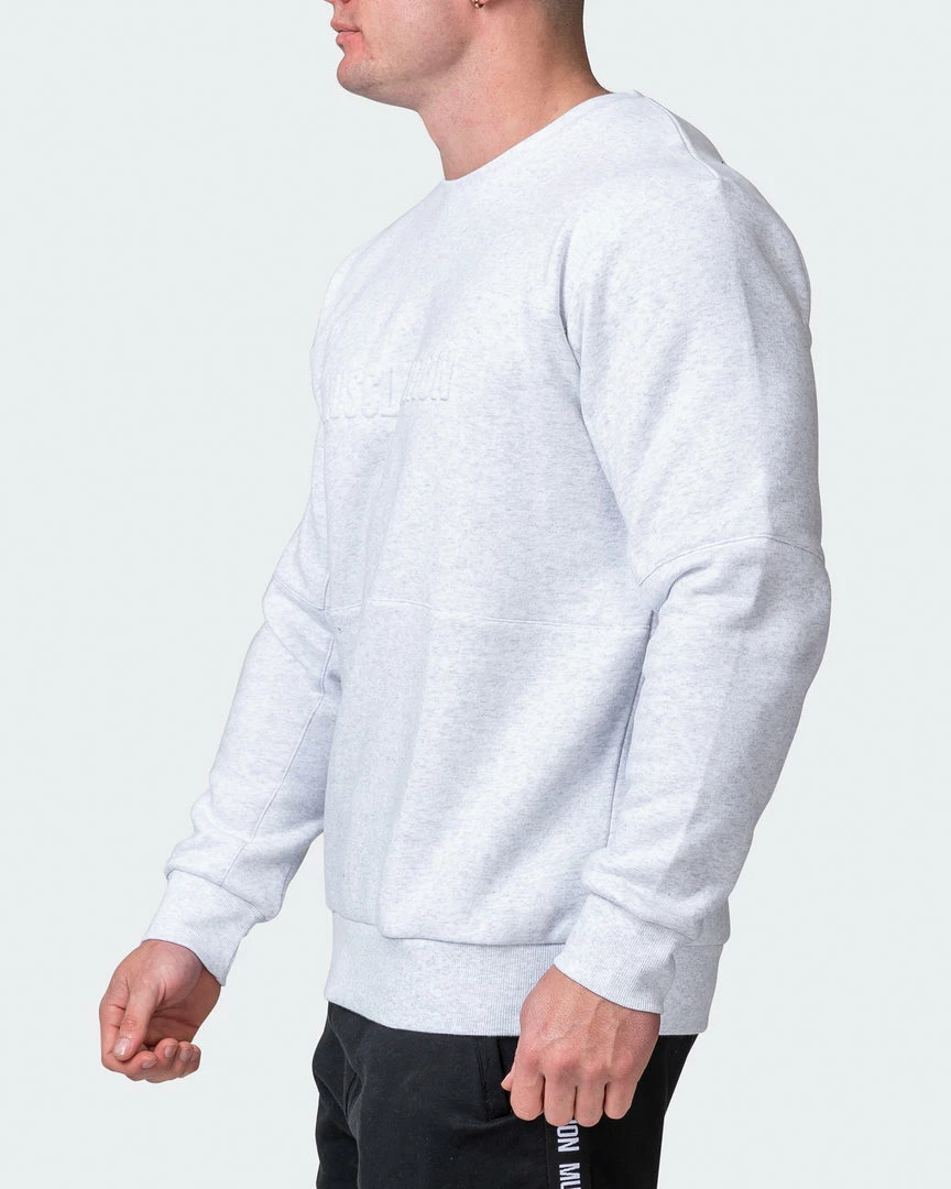 Flash Sale ๐งจ Muscle Nation Welcome To The Club Mens Lounge Jumper - White Marl ๐ฏ 6 Muscle Nation Welcome To The Club Mens Lounge Jumper - White Marl