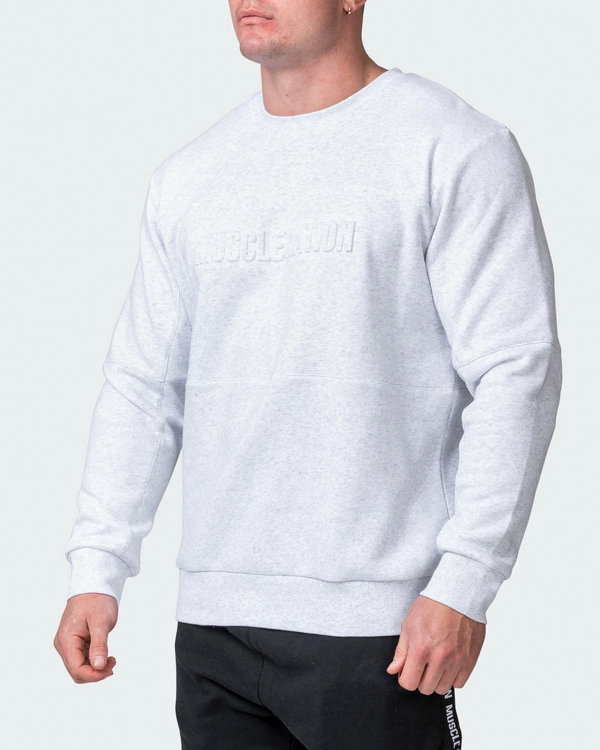 Flash Sale ๐งจ Muscle Nation Welcome To The Club Mens Lounge Jumper - White Marl ๐ฏ 5 Muscle Nation Welcome To The Club Mens Lounge Jumper - White Marl