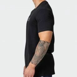 Muscle Nation Strike Tee - Black/Charcoal
