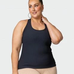 Muscle Nation Classic Rib Tank - Black Welcome To The Club