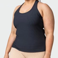 Muscle Nation Classic Rib Tank - Black Welcome To The Club