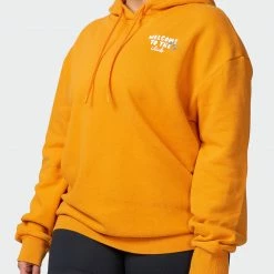New ๐ Muscle Nation ๐ฉ Womens MN Squad Oversized Vintage Hoodie - Washed Fireball โจ 12 Muscle Nation Womens MN Squad Oversized Vintage Hoodie - Washed Fireball