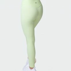 Muscle Nation Welcome To The Club Zero Rise Rib Ankle Length Leggings - Minty