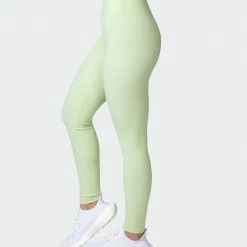 Muscle Nation Welcome To The Club Zero Rise Rib Ankle Length Leggings - Minty