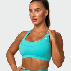 Muscle Nation Layer Up Bra - Aqua 30% EOFY SALE