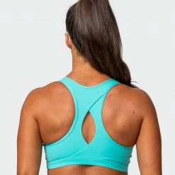 Muscle Nation Layer Up Bra - Aqua 30% EOFY SALE