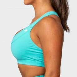 Muscle Nation Layer Up Bra - Aqua 30% EOFY SALE