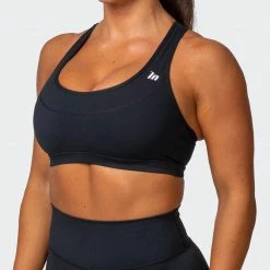 Muscle Nation Layer Up Bra - Black