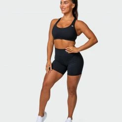 Muscle Nation Layer Up Bra - Black