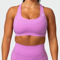 Muscle Nation Layer Up Bra - Orchid 30% EOFY SALE