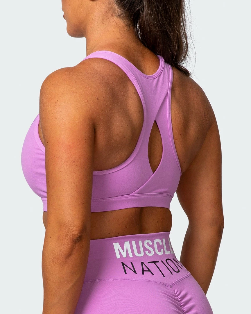 Deals ✨ Muscle Nation Layer Up Bra - Orchid 30% EOFY SALE 🧨 5 Muscle Nation Layer Up Bra - Orchid 30% EOFY SALE