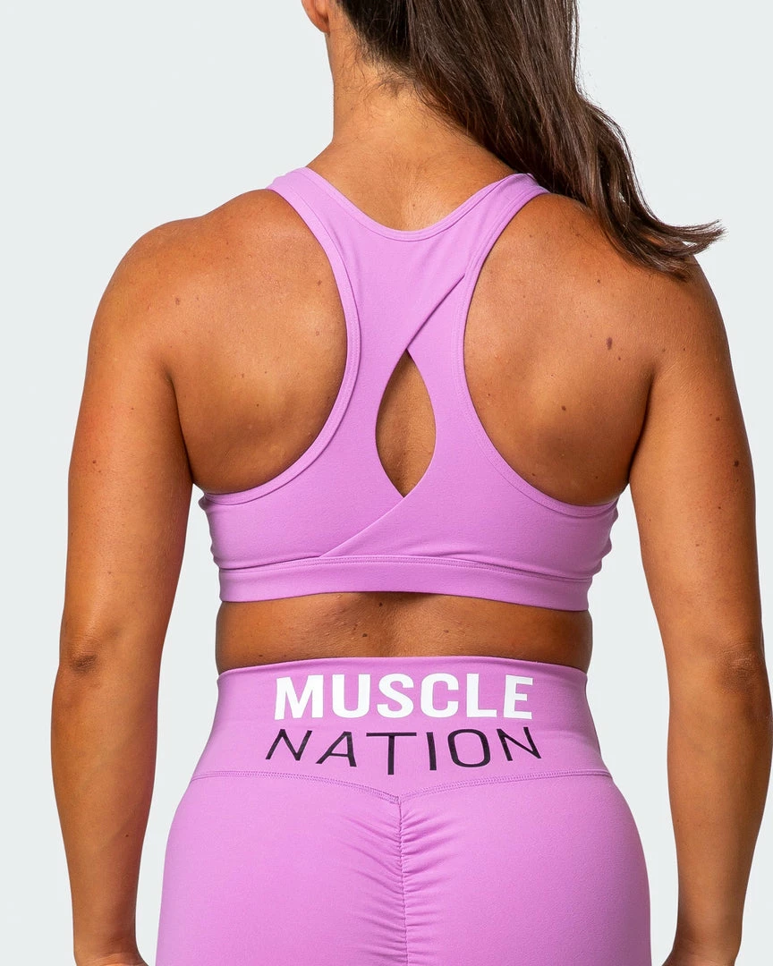 Deals ✨ Muscle Nation Layer Up Bra - Orchid 30% EOFY SALE 🧨 7 Muscle Nation Layer Up Bra - Orchid 30% EOFY SALE