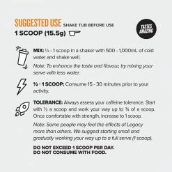 Muscle Nation LEGACY Pre Workout Energy - Orange Fizz - 30 Serves