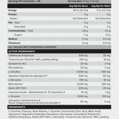 Muscle Nation LEGACY Pre Workout Energy - Orange Fizz - 30 Serves