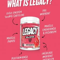 Muscle Nation 30% EOFY SALE LEGACY Pre Workout Energy - Sour Watermelon - 30 Serves