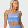 Muscle Nation Limelight Bra - Arctic Blue
