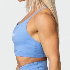 Muscle Nation Limelight Bra - Arctic Blue