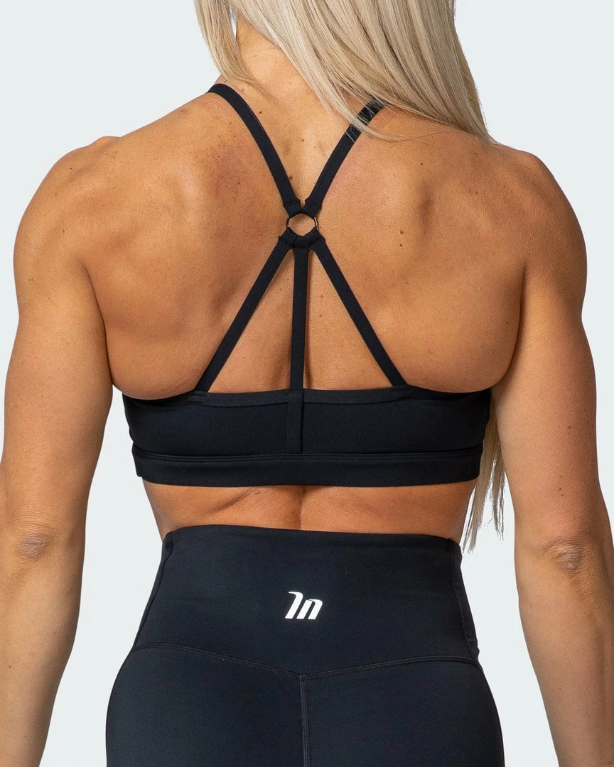 Coupon ✨ Muscle Nation Limelight Bra - Black 🔥 6 Muscle Nation Limelight Bra - Black