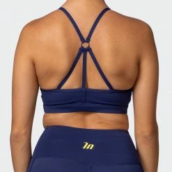 Muscle Nation Featured Limelight Bra - Indigo