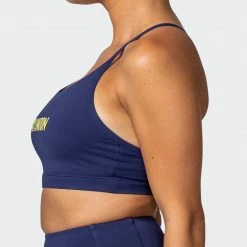Muscle Nation Featured Limelight Bra - Indigo