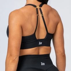Muscle Nation Womens Locked & Loaded Bra - Black