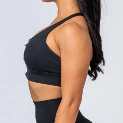 Muscle Nation Womens Locked & Loaded Bra - Black