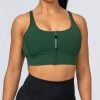 Muscle Nation Womens Locked & Loaded Bra - Moss