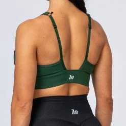 Muscle Nation Womens Locked & Loaded Bra - Moss