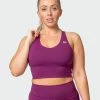 Buy 😍 Muscle Nation Long Line Bra - Boysenberry 😍 2 Muscle Nation Long Line Bra - Boysenberry
