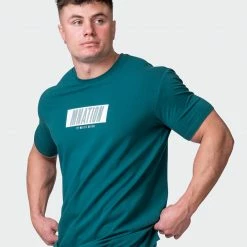 Muscle Nation Slash Tee - Deep Teal