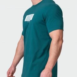 Muscle Nation Slash Tee - Deep Teal