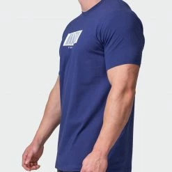 Cheapest 😉 Muscle Nation Welcome To The Club Slash Tee - Dark Cobalt 😉 12 Muscle Nation Welcome To The Club Slash Tee - Dark Cobalt