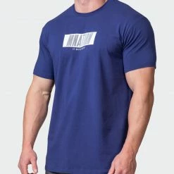 Cheapest 😉 Muscle Nation Welcome To The Club Slash Tee - Dark Cobalt 😉 11 Muscle Nation Welcome To The Club Slash Tee - Dark Cobalt