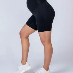 Muscle Nation 30% EOFY SALE Maternity Bike Shorts - Black
